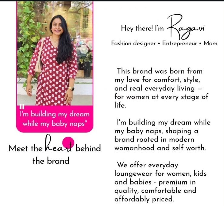 Ragavi — Founder of Bit More Pink